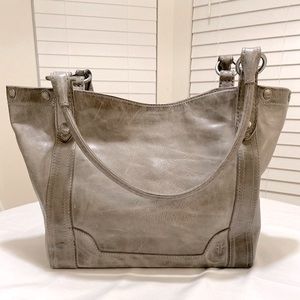 Frye Melissa Leather Distressed Pull-up Shoulder Bag